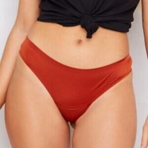 We are HAH | Free People High End Seamless Thong Panty in Bronze, XS